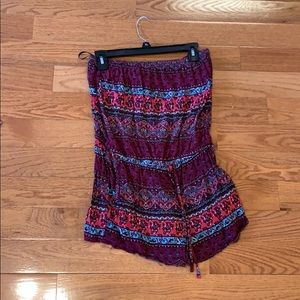 Strapless Forever 21 Romper